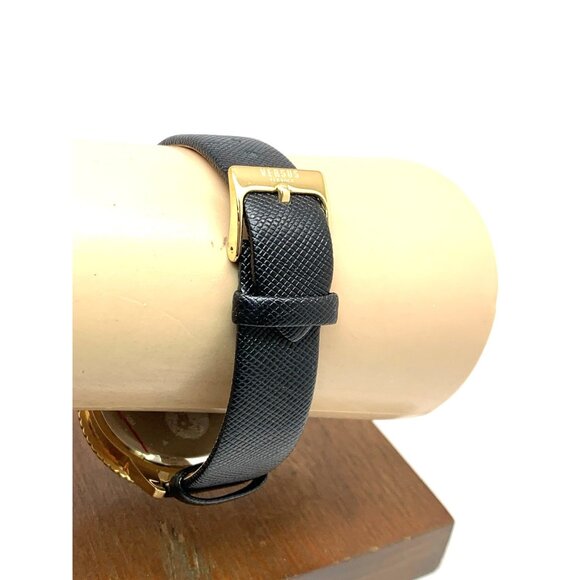 Versus by Versace Women\'s Watch VSPLM2521 Black Dial Gold Case Leather Band 40mm main image 12